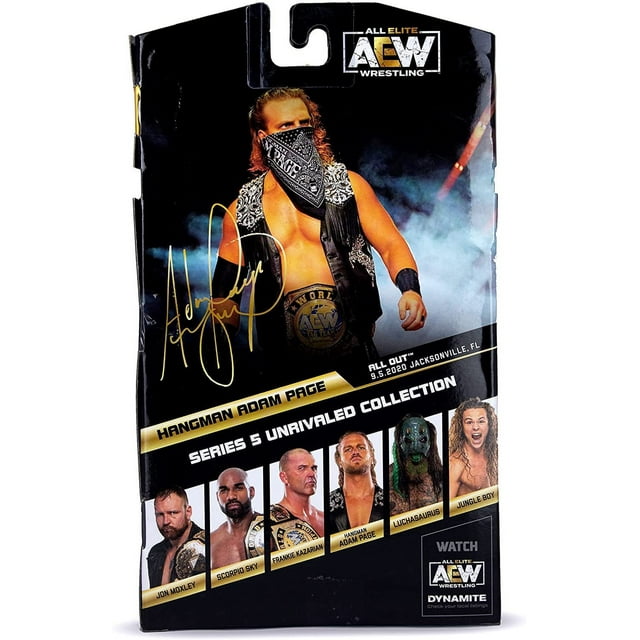 Adam Hangman Page AEW Unrivaled Jazwares Series 5 Figure - Fashions for Home