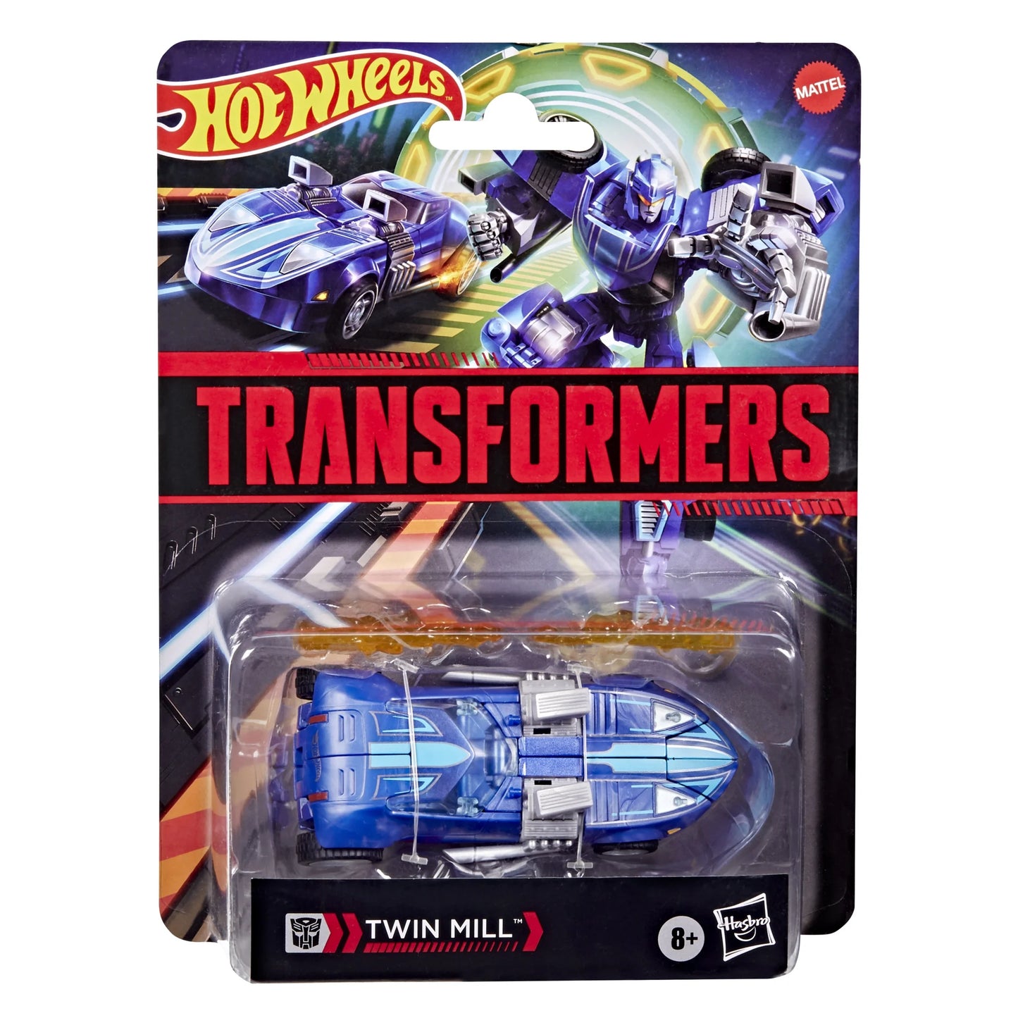 Transformers Toys Hot Wheels® x Transformers 5" Twin Mill Action Figure, 8+ Fashions for Home