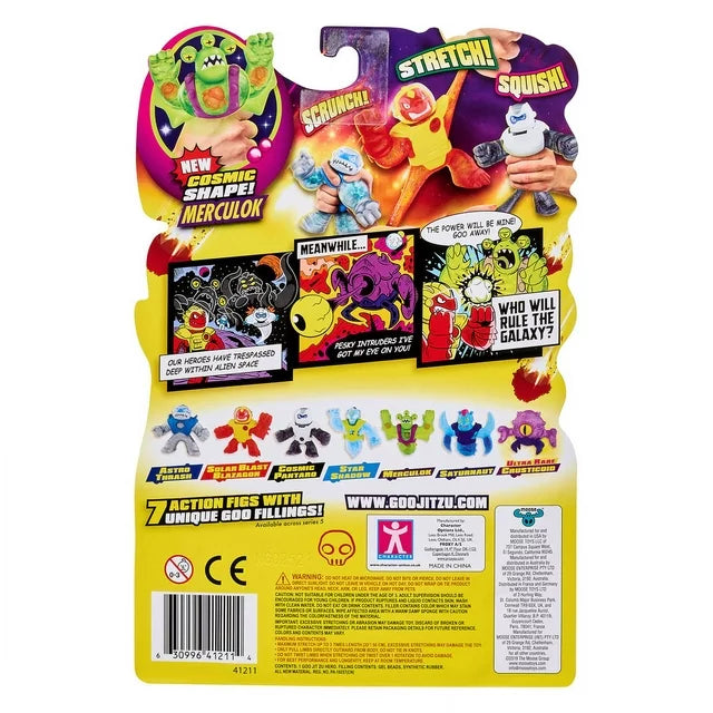 Heroes of Goo Jit Zu Galaxy Attack Action Figure - Merculok Heroes of Goo Jit Zu