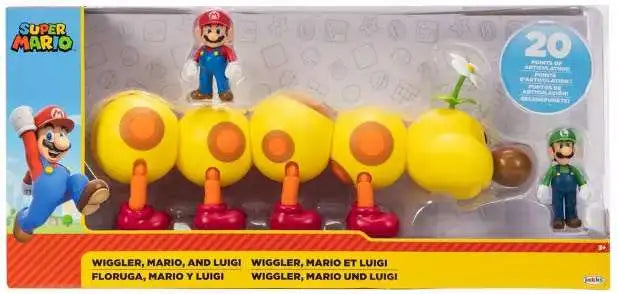 Super Mario Wiggler, Mario Luigi Figure Set – Fashions for Home