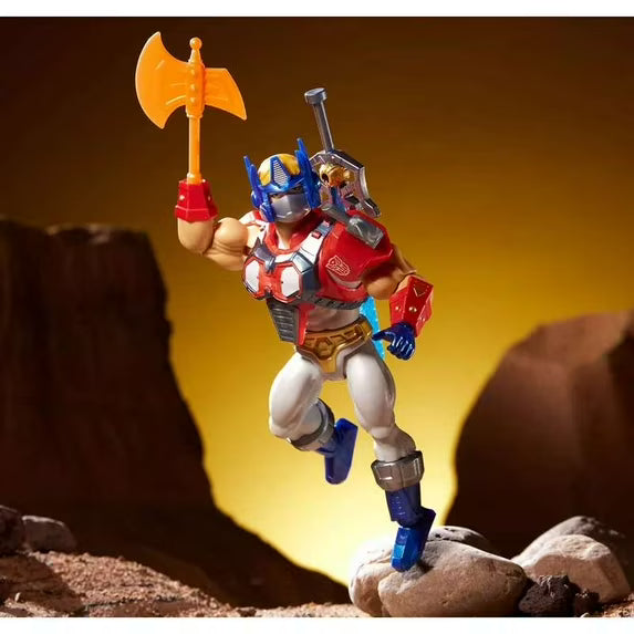 Masters of the Universe X Transformers Optimus Prime Armor He-Man Action Figure Fashions for Home