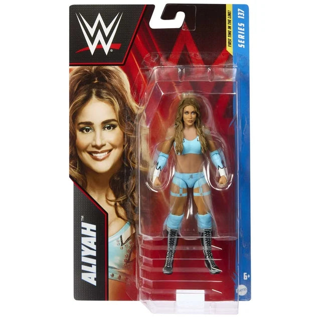 WWE Aliyah Basic Action Figure, Posable Collectible with Articulation & Life-Like Detail (6-inch)