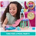 Gabby’s Dollhouse, Pool Playset with Figures and Accessories
