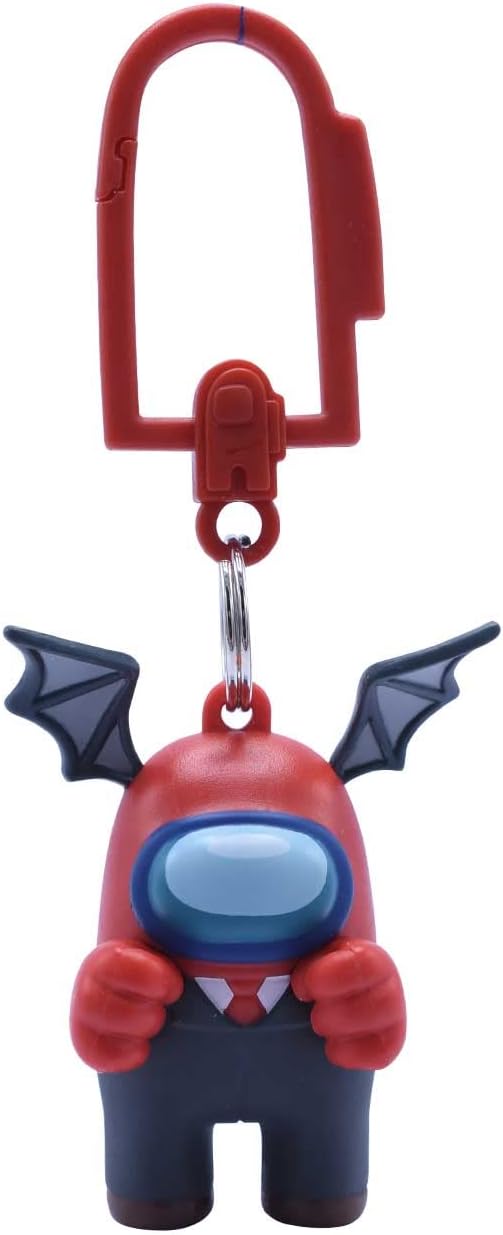 Just Toys LLC Among Us Backpack Hanger – Blind‑Bag Collectible – Clip‑On Accessory for Backpacks, Bags & Keychains