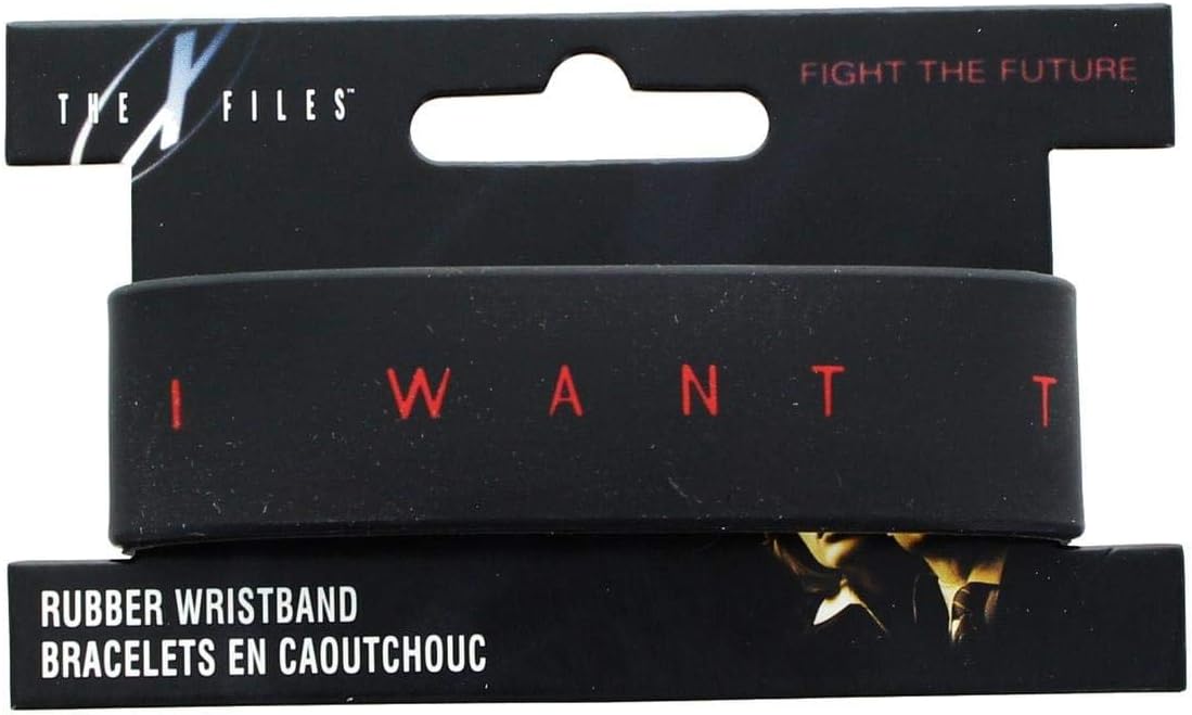 Seven20 The X Files I Want to Believe Rubber Wristband