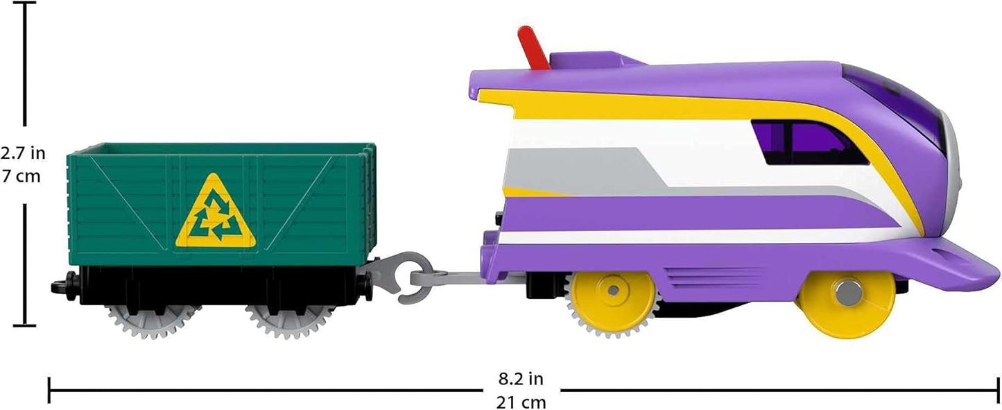 Thomas & Friends Motorized Toy Train Kana Battery-Powered Engine with Cargo for Pretend Play Preschool Kids Ages 3+ Years