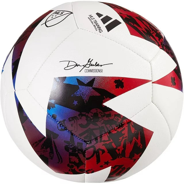 Adidas MLS Train Size 5 Sports Ball - White