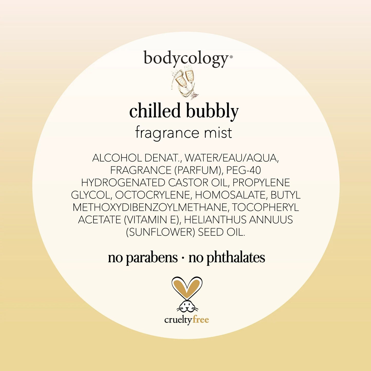 Bodycology Chilled Bubbly Fragrance Body Mist, 8 fl oz