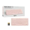 Logitech K380 920-009599 Rose Bluetooth Wireless Mini Keyboard
