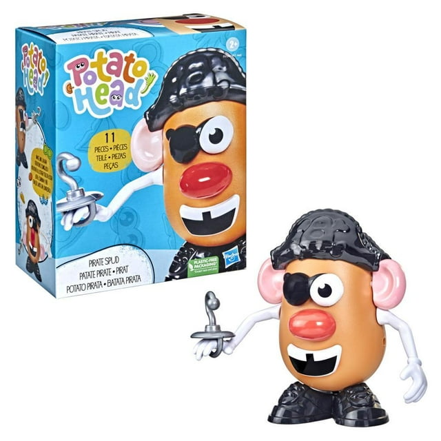 Potato Head Pirate Spud, Mr. Potato Head Toy for Kids Ages 2 and Up, Includes 11 Parts and Pieces, Creative Toy for Kids