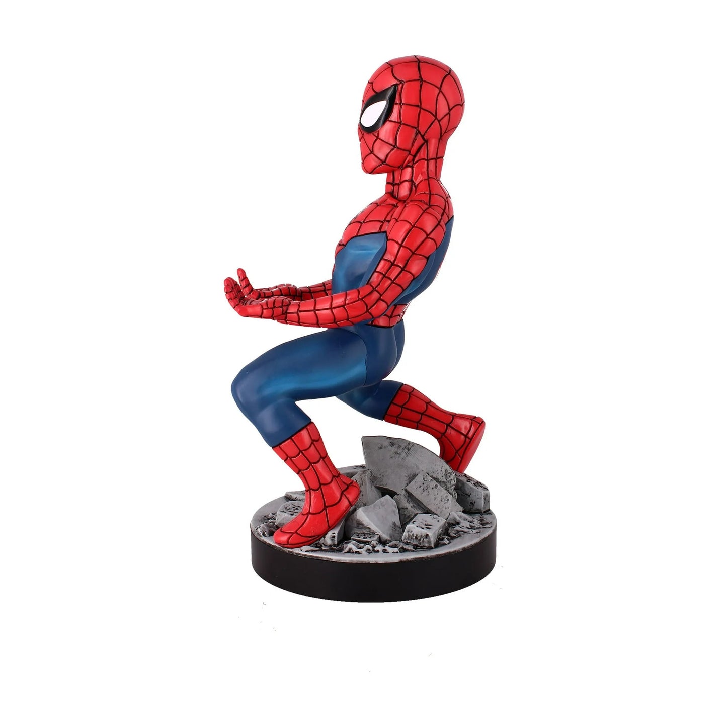 Exquisite Gaming: Marvel: The Amazing Spider-Man - Original Mobile Phone & Gaming Controller Holder, Device Stand, Cable Guys, Licensed Figure Fashions for Home