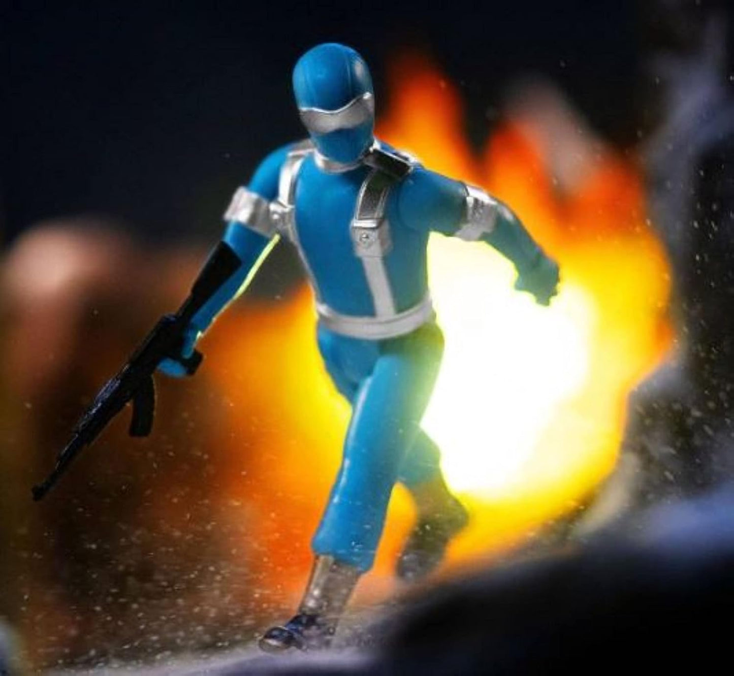 Super 7 Joe Reaction Figures Wave 2 - Snake Eyes - Secret Service - India Pale Blue