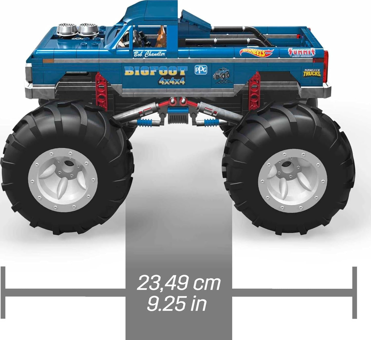 MEGA Hot Wheels Bigfoot Collectible Monster Truck Building Toy - 538pcs Fashions for Home