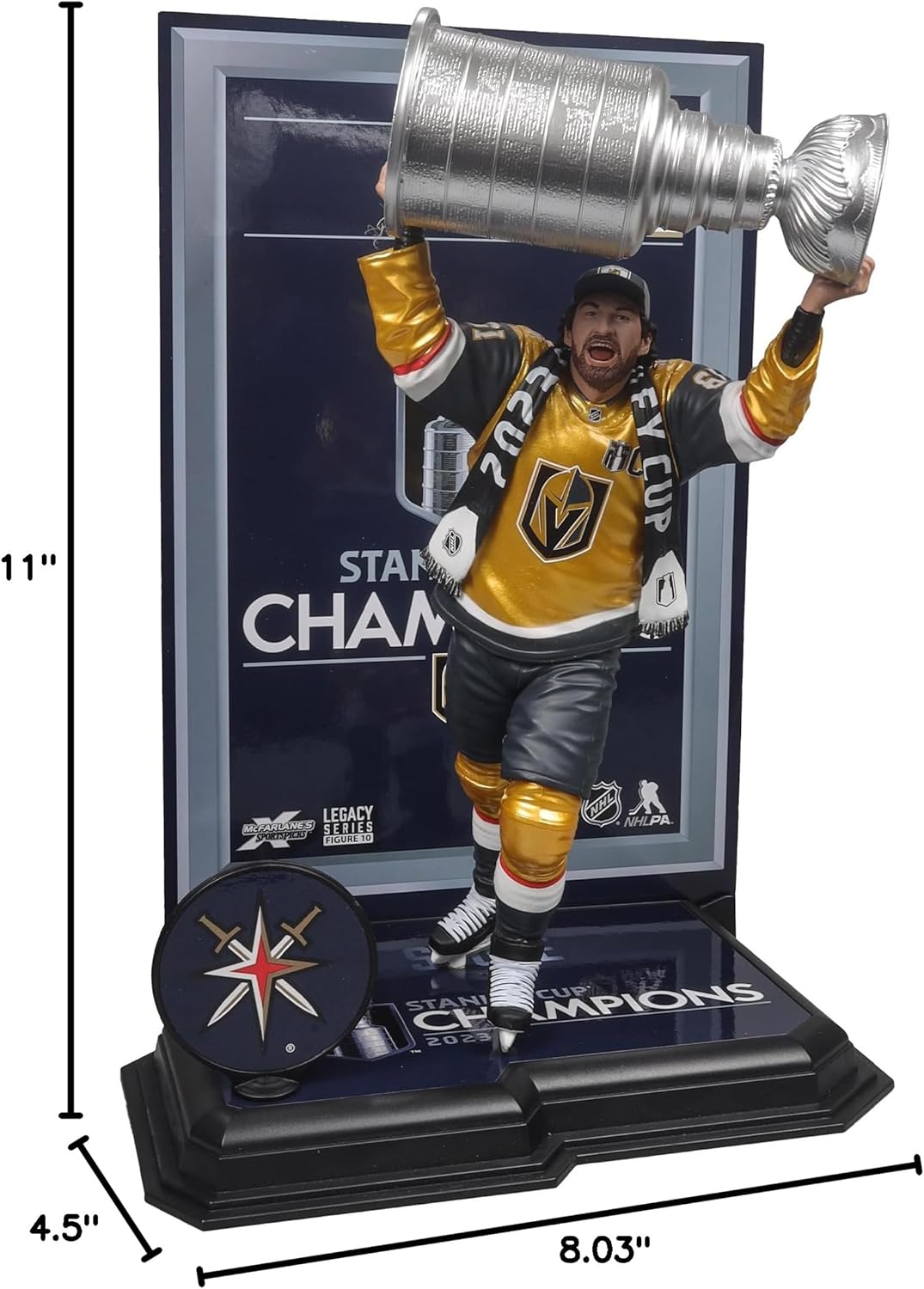 McFarlane Toys - Mark Stone w/Stanely Cup (Vegas Golden Knights) NHL 7in Posed Figure McFarlane's SportsPicks