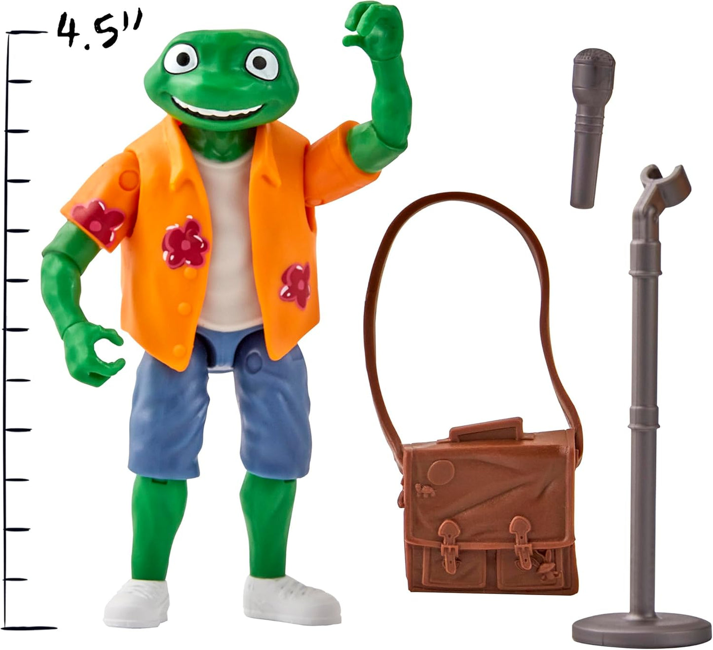 Teenage Mutant Ninja Turtles Tales of The High School Michael Angelo 4.5 Inch Action Figure Mutants Unleashed Character Skin Code Inside