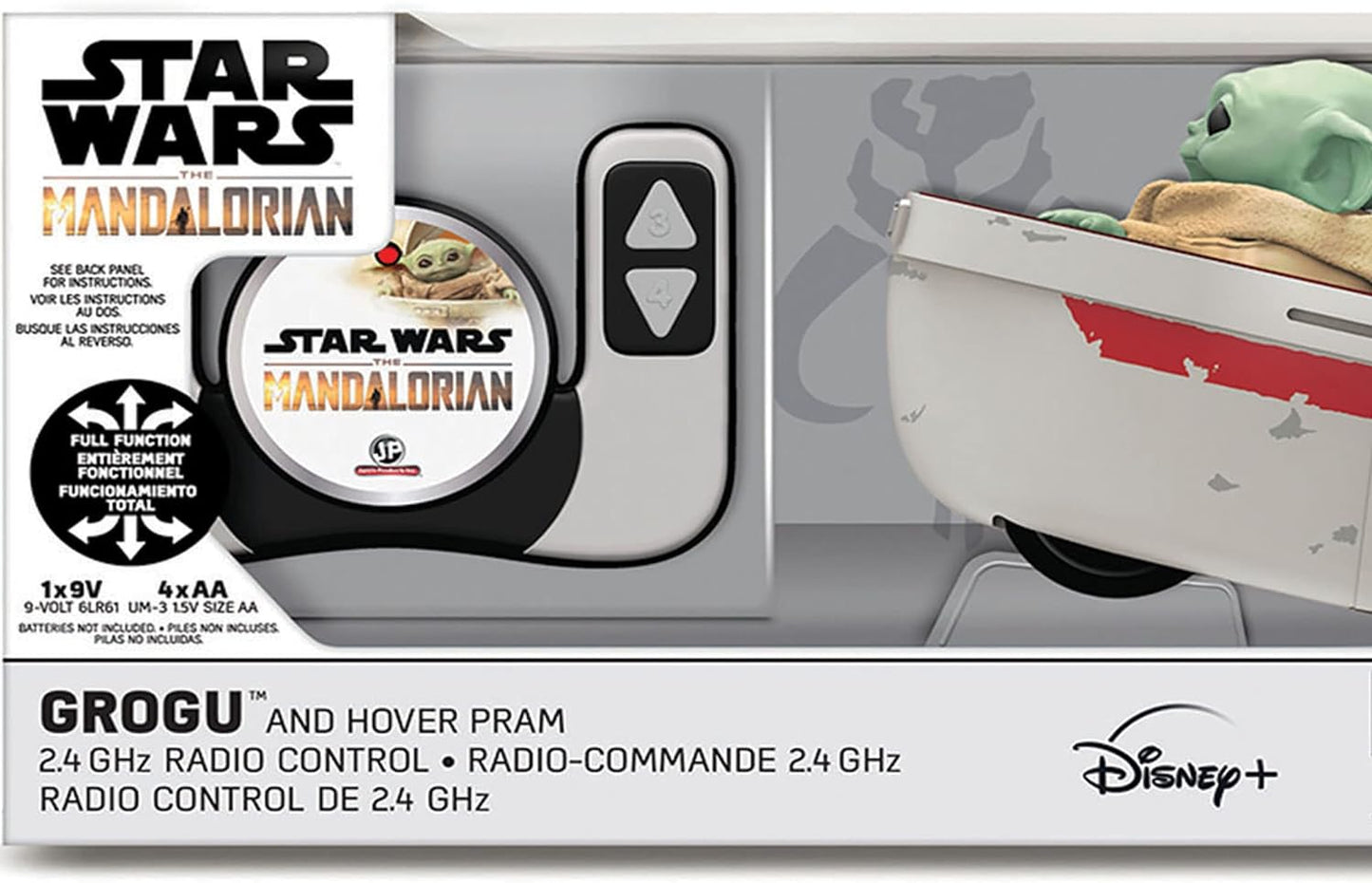 Star Wars The Mandalorian Grogu And Hover Pram 2.4 GHz Radio Control 9 RC Car - Fashions for Home