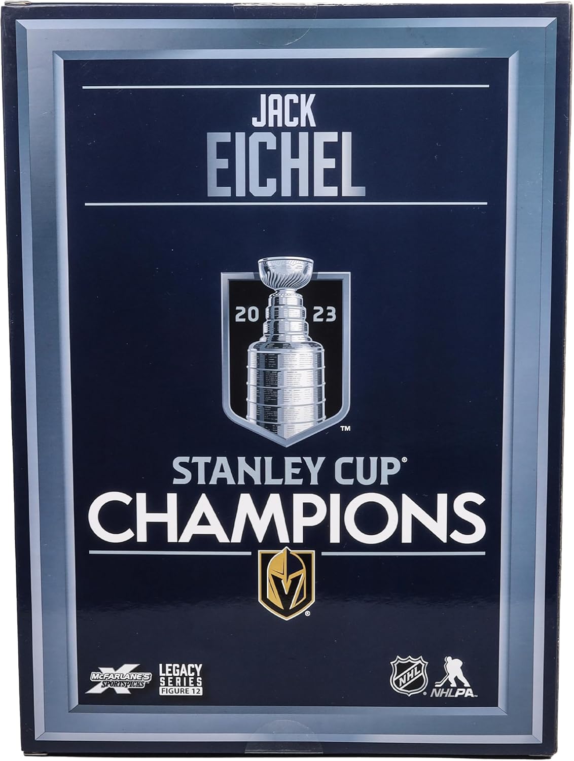 McFarlane Toys - Jack Eichel w/Stanley Cup (Vegas Golden Knights) NHL 7in Posed Figure McFarlane's SportsPicks