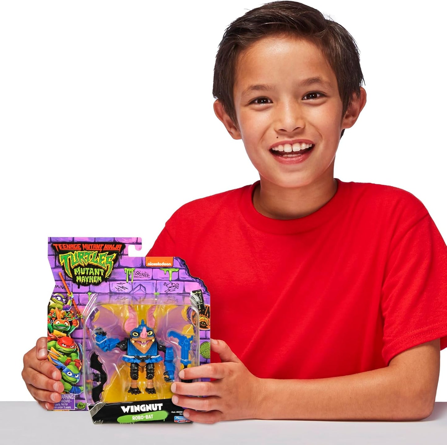 Teenage Mutant Ninja Turtles: Mutant Mayhem 4” Wingnut Basic Action Figure by Playmates Toys