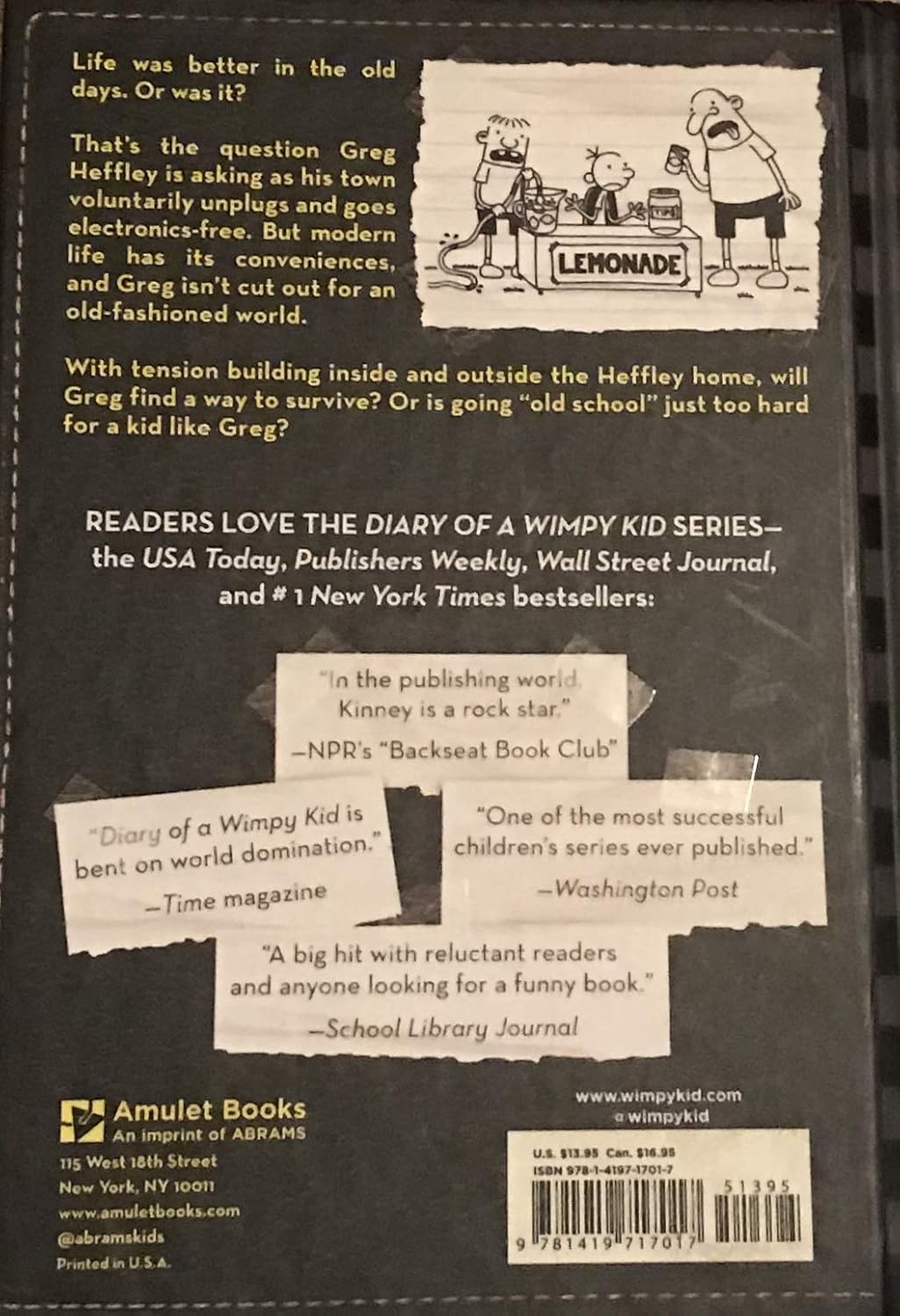 Diary of a Wimpy Kid #10: Old School Hardcover – November 3, 2015 by Jeff Kinney (Author)