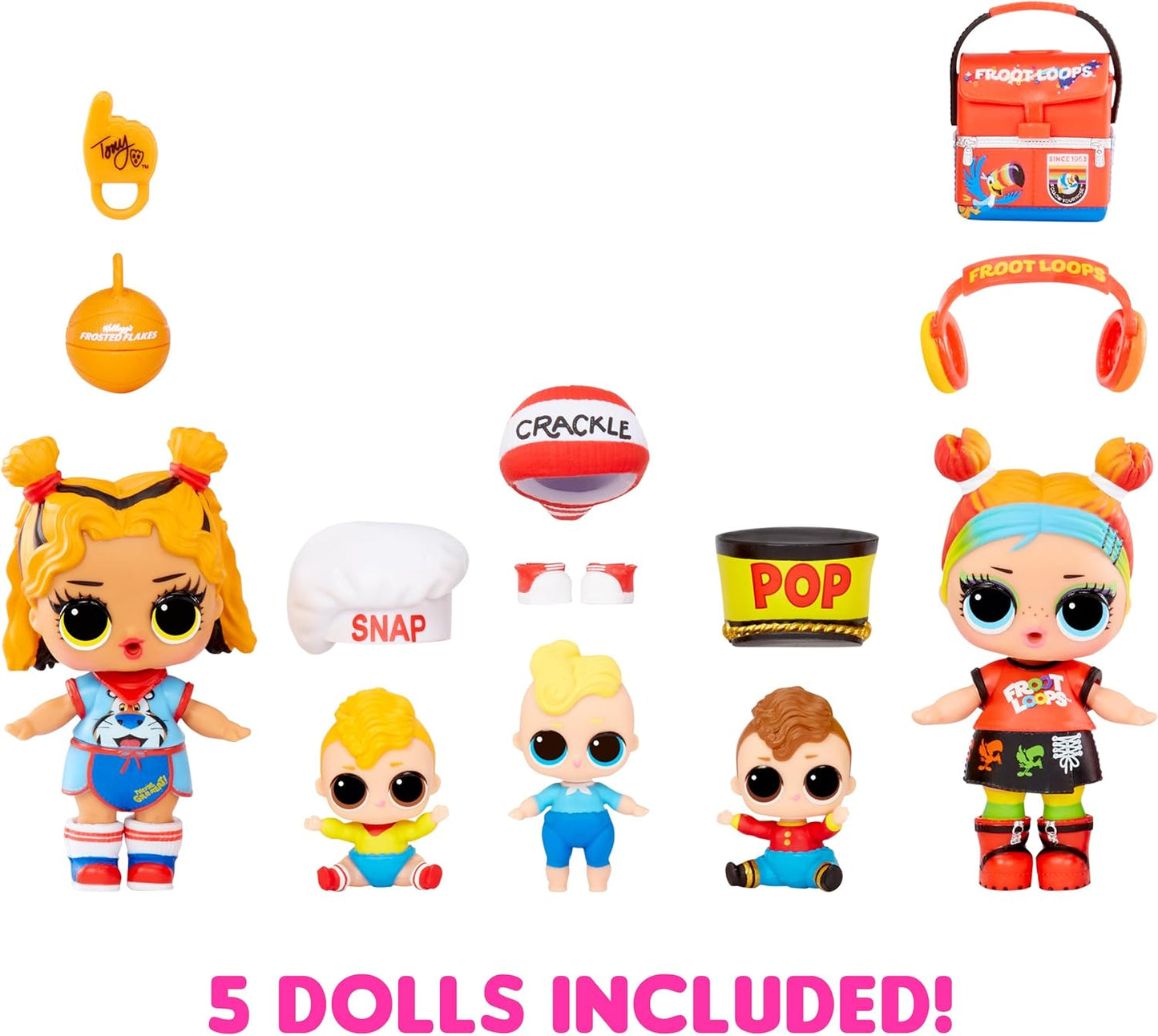 LOL Surprise Loves Mini Sweets S3 Deluxe Kellogg's 4 Dolls - Fashions for Home