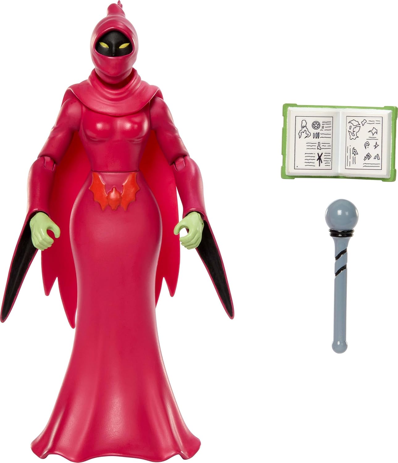 Masters of the Universe Origins Action Figure Cartoon Collection Shadow Weaver, 5.5-inch 1980s Motu Princess of Power TV Sorceress, Cloak & Wand