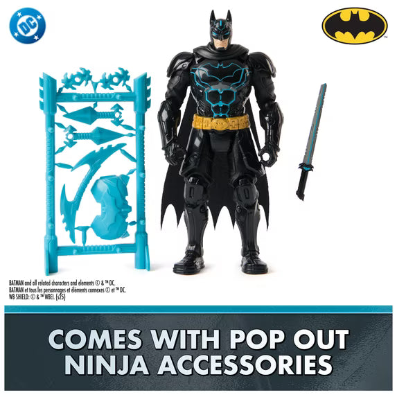 DC Comics, Batman Ninja Strike 6-inch Batman Action Figure, for Ages 3 and up Fashions for Home