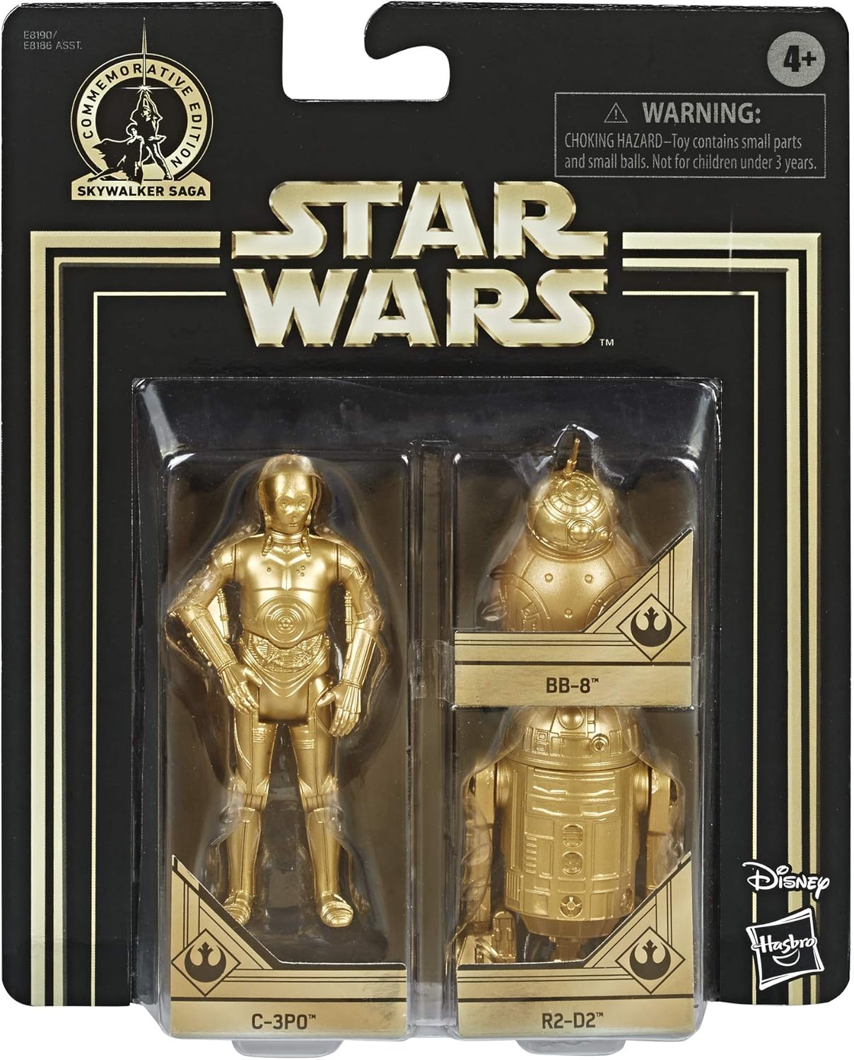 Star Wars Skywalker Saga 3.75-inch Scale C-3PO BB-8 and R2-D2 2-Pack Figures Fashions for Home