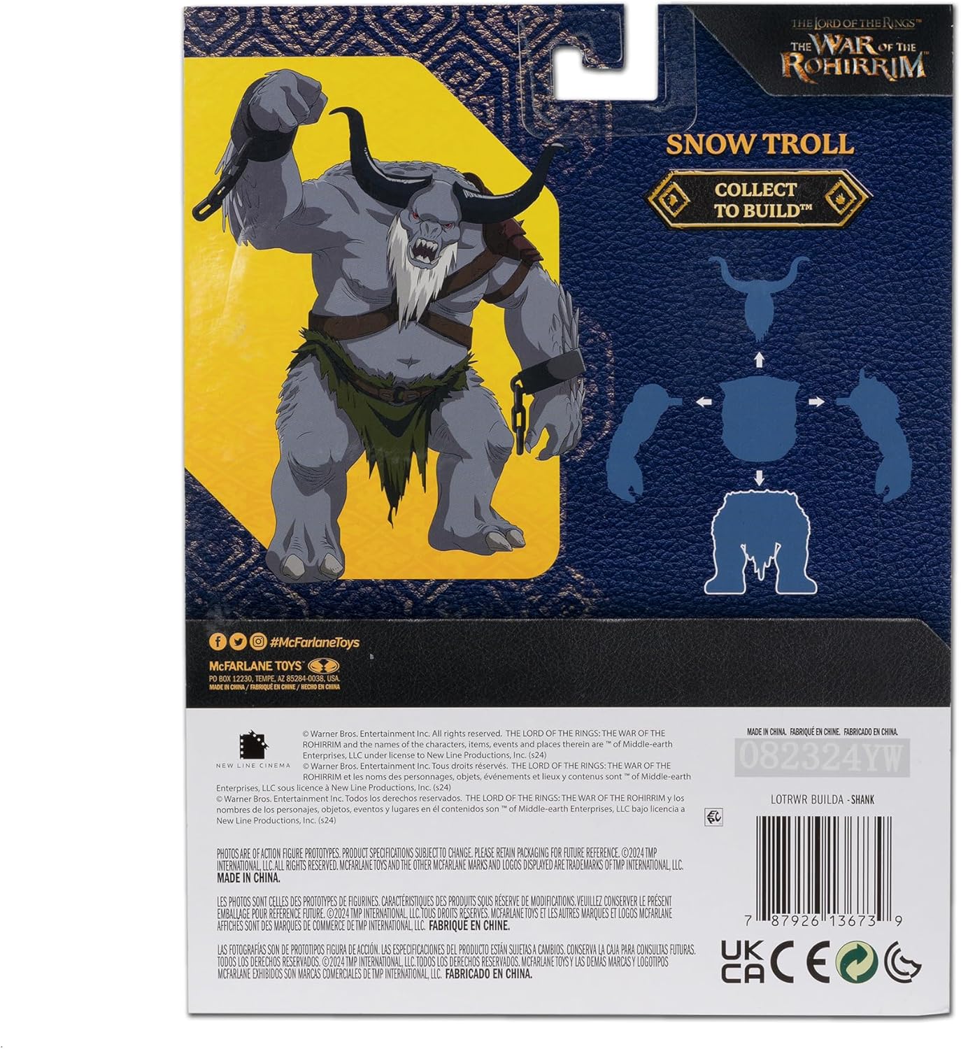 McFarlane Toys - The Lord of Rings: The War of The Rohirrim Shank 4in Build-A Figure