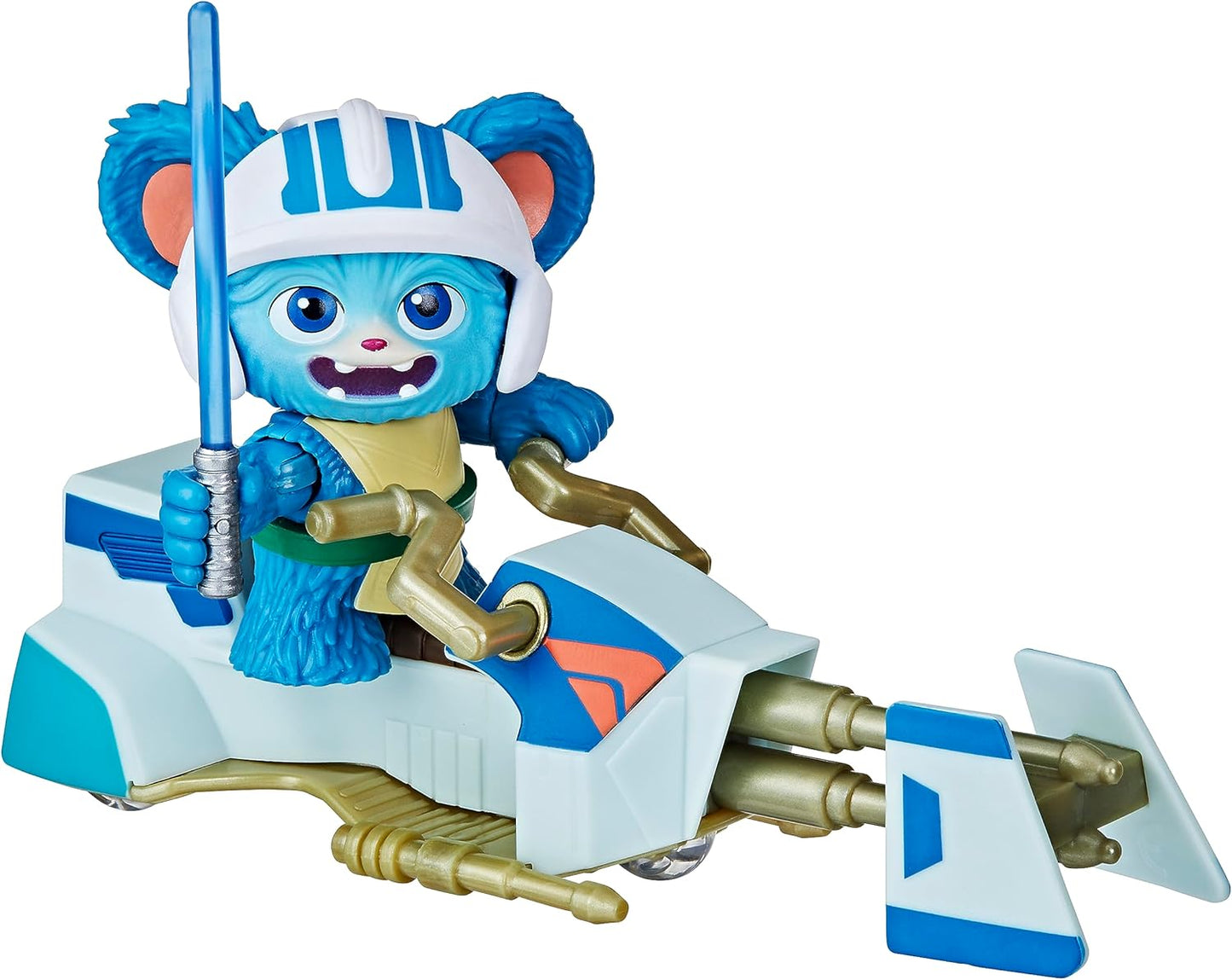 Star Wars: Young Jedi Adventures Nubs Figure & Speeder Bike, 4-Inch Scale Action Figures & Vehicles, Toys, Preschool Toys for 3 Year Old Boys & Girls