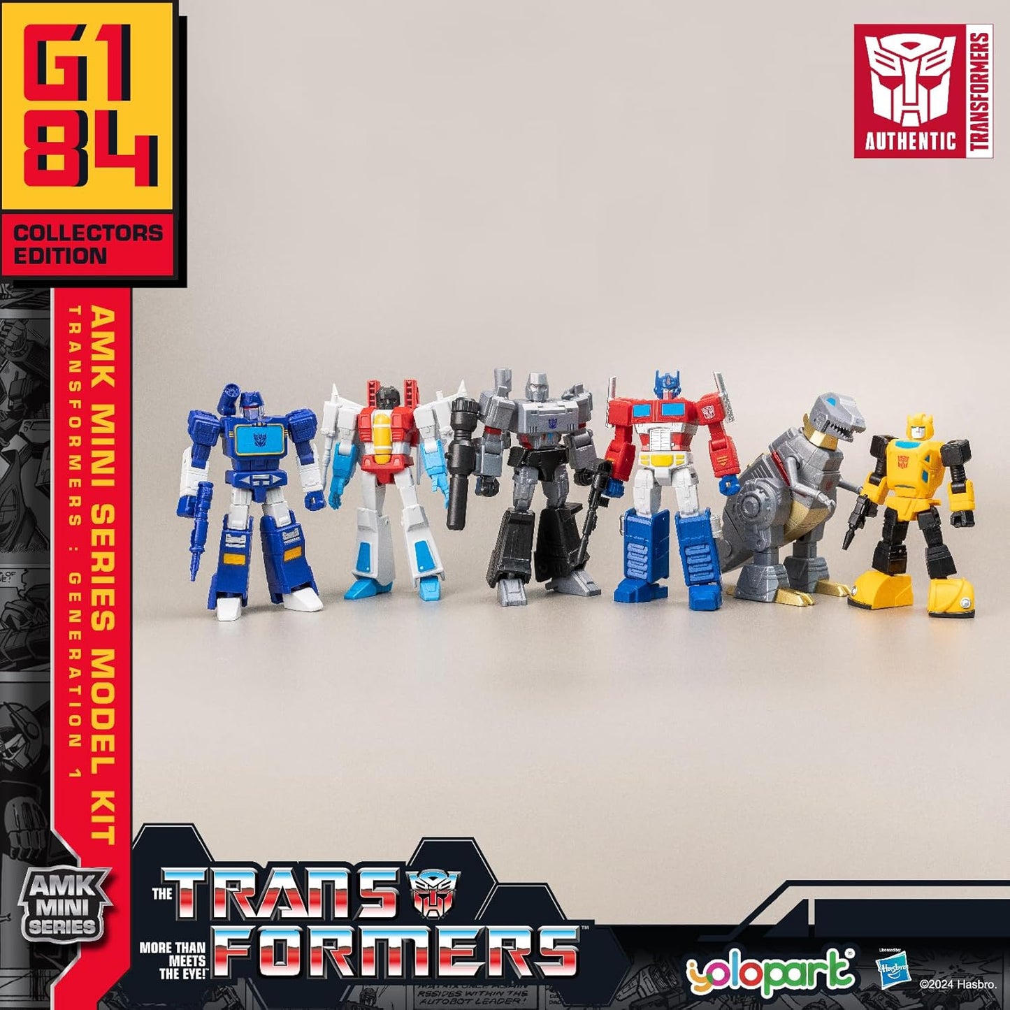 YOLOPARK Amkmini Optimus Prime Model Kits Transformer Toys Fashions for Home