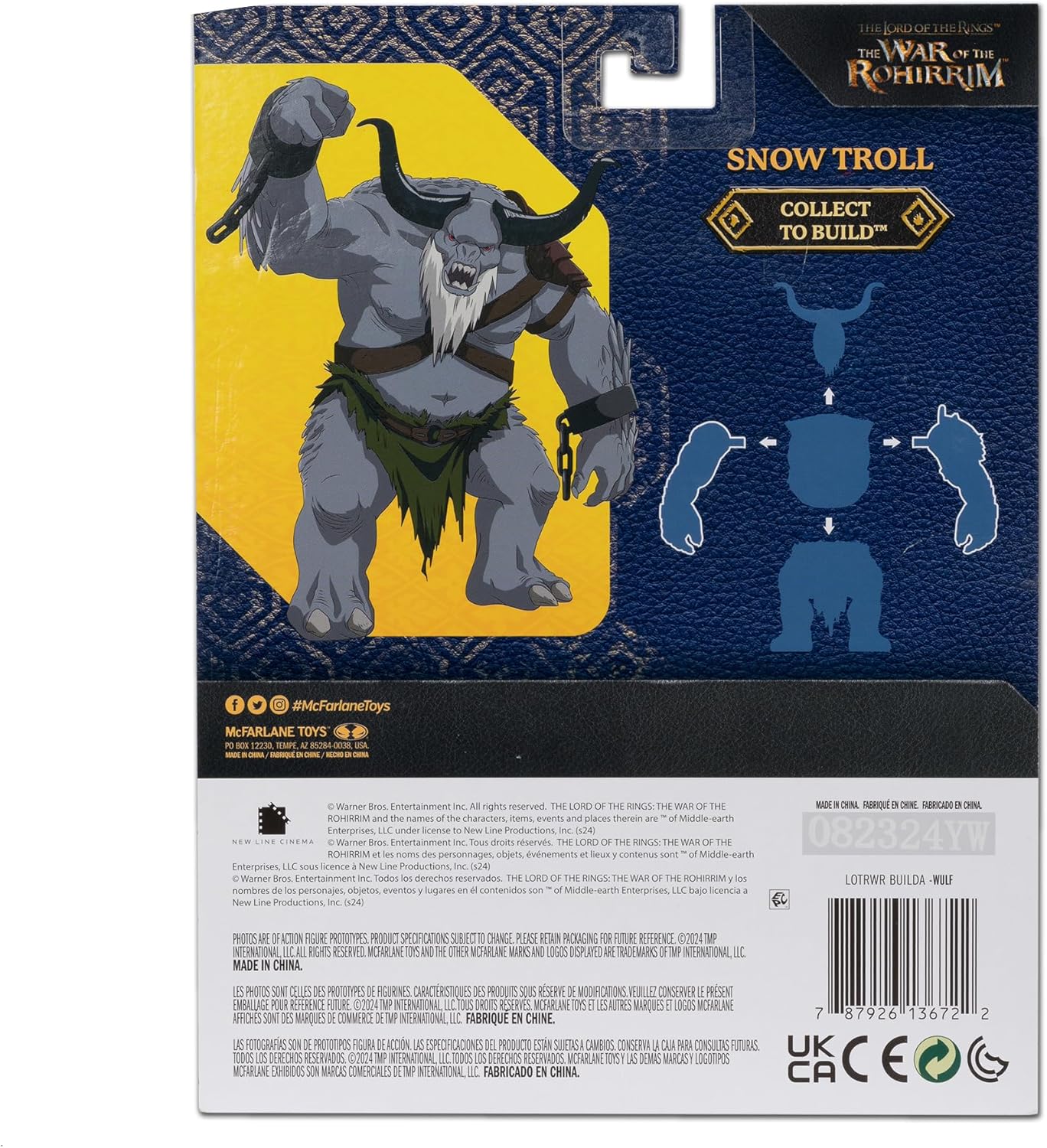 McFarlane Toys - The Lord of Rings: The War of The Rohirrim Wulf 4in Build-A Figure - Fashions for Home