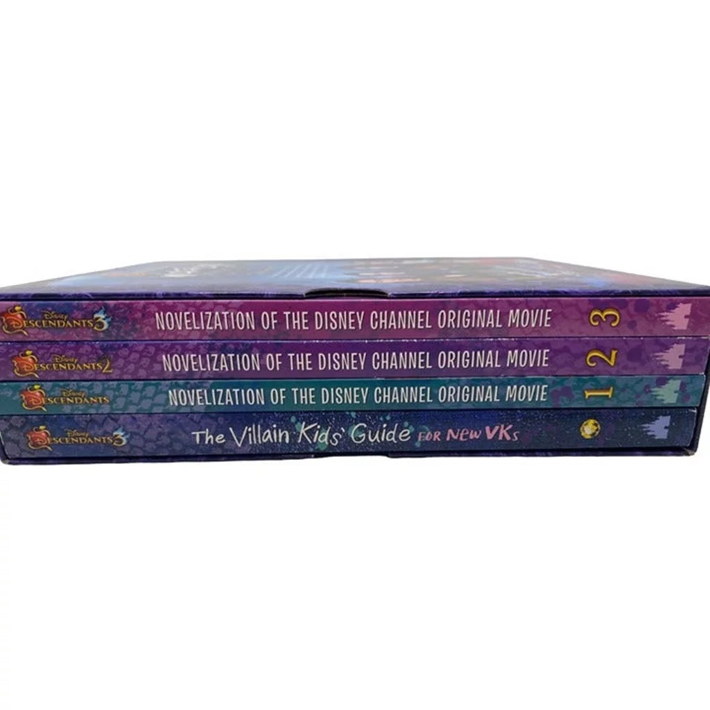 wicked-cool-collection-disney-descendants-novelazation-of-the-disney-channel-original-movie-1-2-and-3-the-villain-kids-apos-guide-for-new-vks