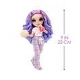 Rainbow High Jr High PJ Party Violet, Purple 9” Posable Doll, Ages 4-12 - Fashions for Home