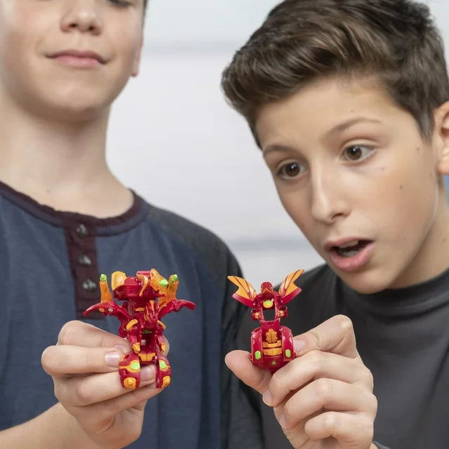 Bakugan Fused Dragonoid x Tretorous 2-inch Tall Armored Alliance Collectible Action Figure and Trading Card