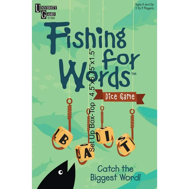 University Games | Fishing for Words, 2 to 4 players, ages 8 and up - Fashions for Home