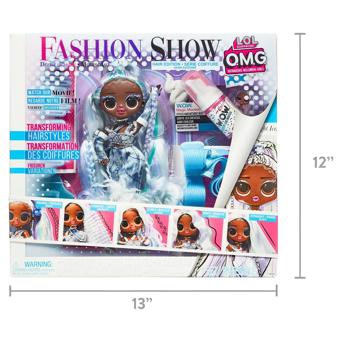 Lol Surprise! Omg Fashion Show Hair Edition - Lady Braids - Fashions for Home