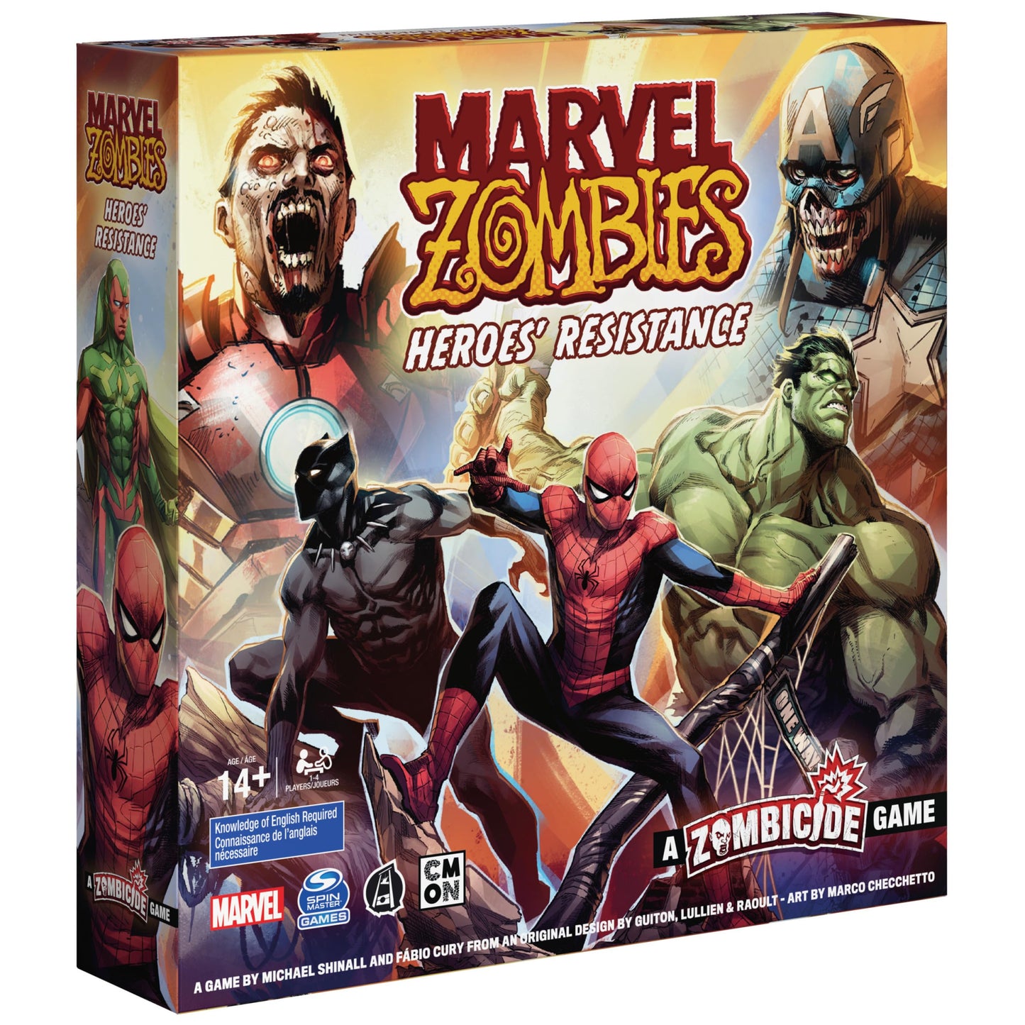 Spin Master Games, Marvel United: Spider-Geddon, Strategy Board Game, Collectible Spider Man Figurines, for Fans of Marvel Rivals & Action Movie Toys, 1-4 Players, for Ages 14 & Up