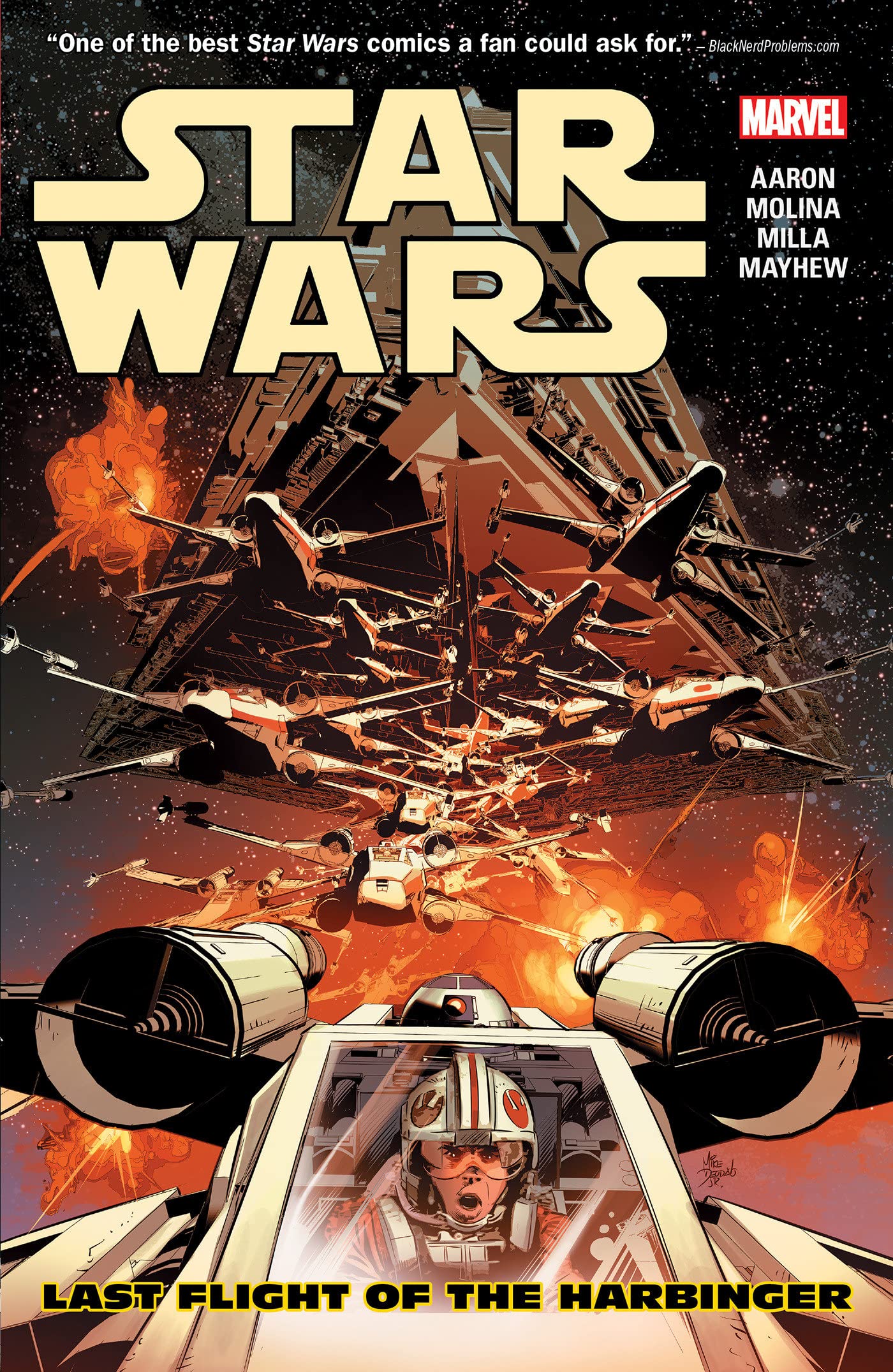 STAR WARS VOL. 4: LAST FLIGHT OF THE HARBINGER Paperback – January 17, 2017 by Jason Aaron (Author), Jorge Molina (Illustrator), Mike Mayhew (Illustrator), Mike Deodato (Cover Art)