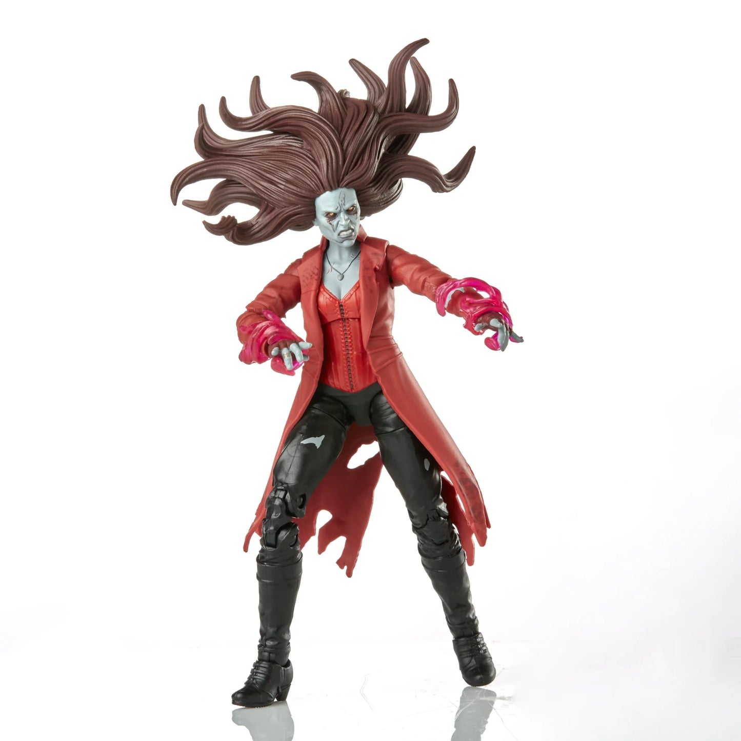 Marvel Legends Series MCU Disney Plus Zombie Scarlet Witch Marvel Action Figure, 3 Accessories