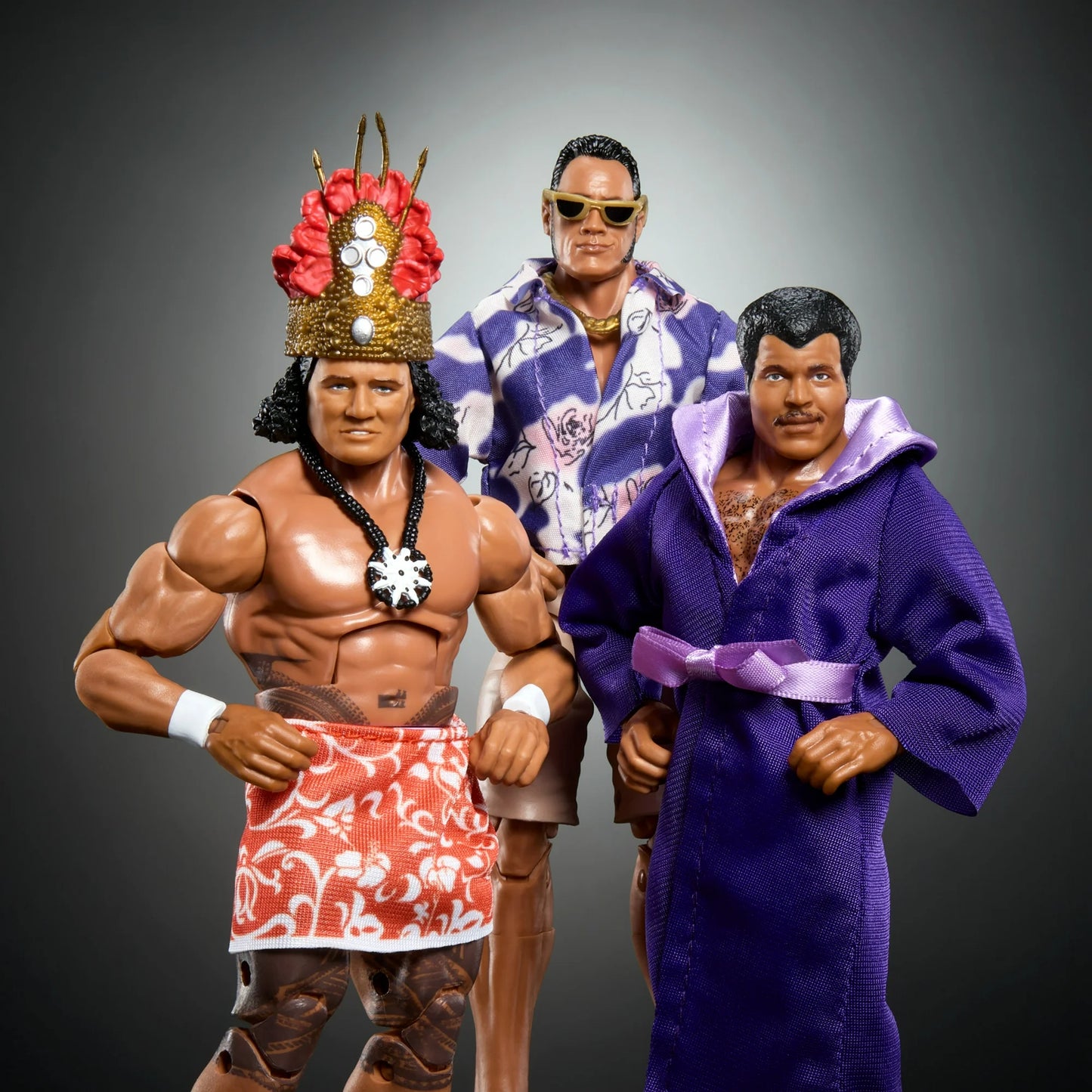 WWE Elite Action Figure Generations: The Rock, Rocky Johnson, Maivia Legacy Box Set, 3-Pack Fashions for Home