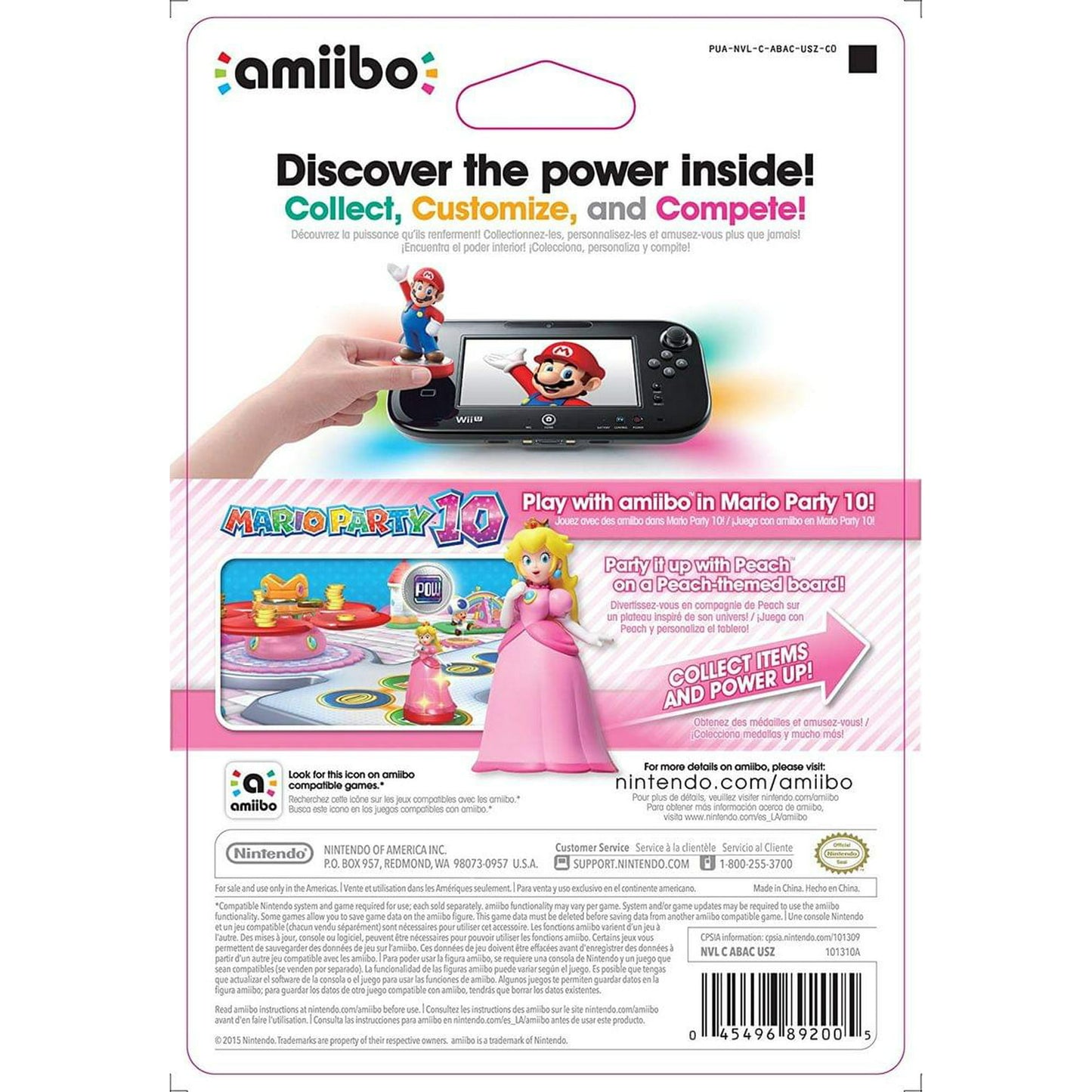 Nintendo - amiibo Figure (Peach) - Multi - Fashions for Home