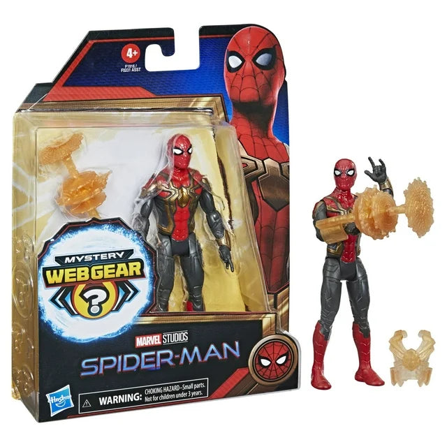 Marvel Spider-Man Mystery Web Gear Iron Spider Integrated Suit Fashions for Home