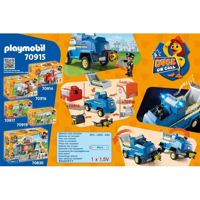 Playmobil Duck On Call - Police Emergency Vehicle - Fashions for Home
