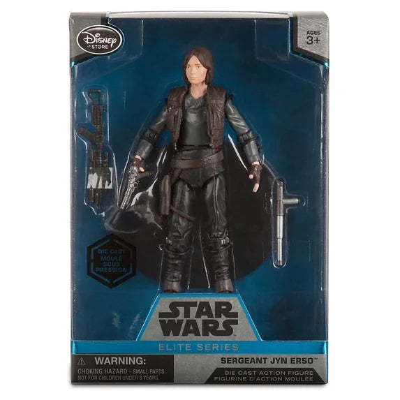 Disney Parks Star Wars Elite Series Die Cast Sergeant Jyn Erso Action Figure Fashions for Home