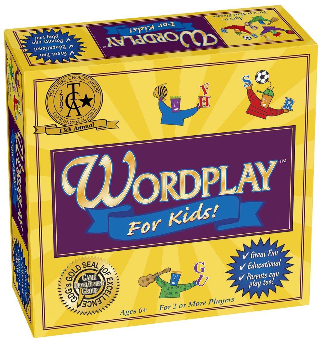 Wordplay for Kids - an Award-Winning Board Game Where Kids Race to Form Words - Family Game Night Fun - Ages