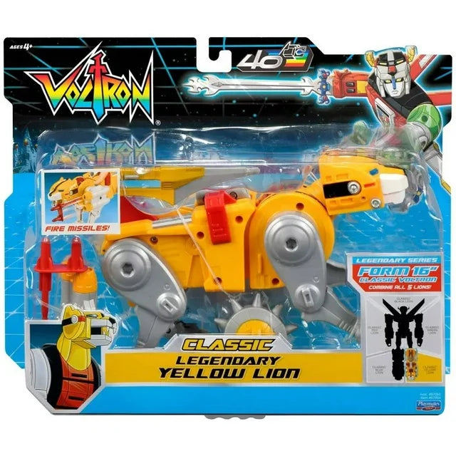 Voltron CLASSIC Legendary Yellow Lion Combinable Action Figure