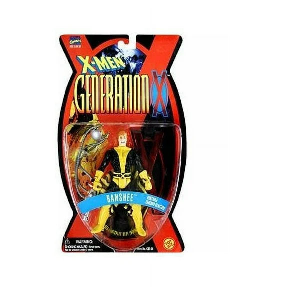 X-Men Generation X Banshee Action Figure w Portable Cerebro Blaster Toy Biz 1996 Fashions for Home