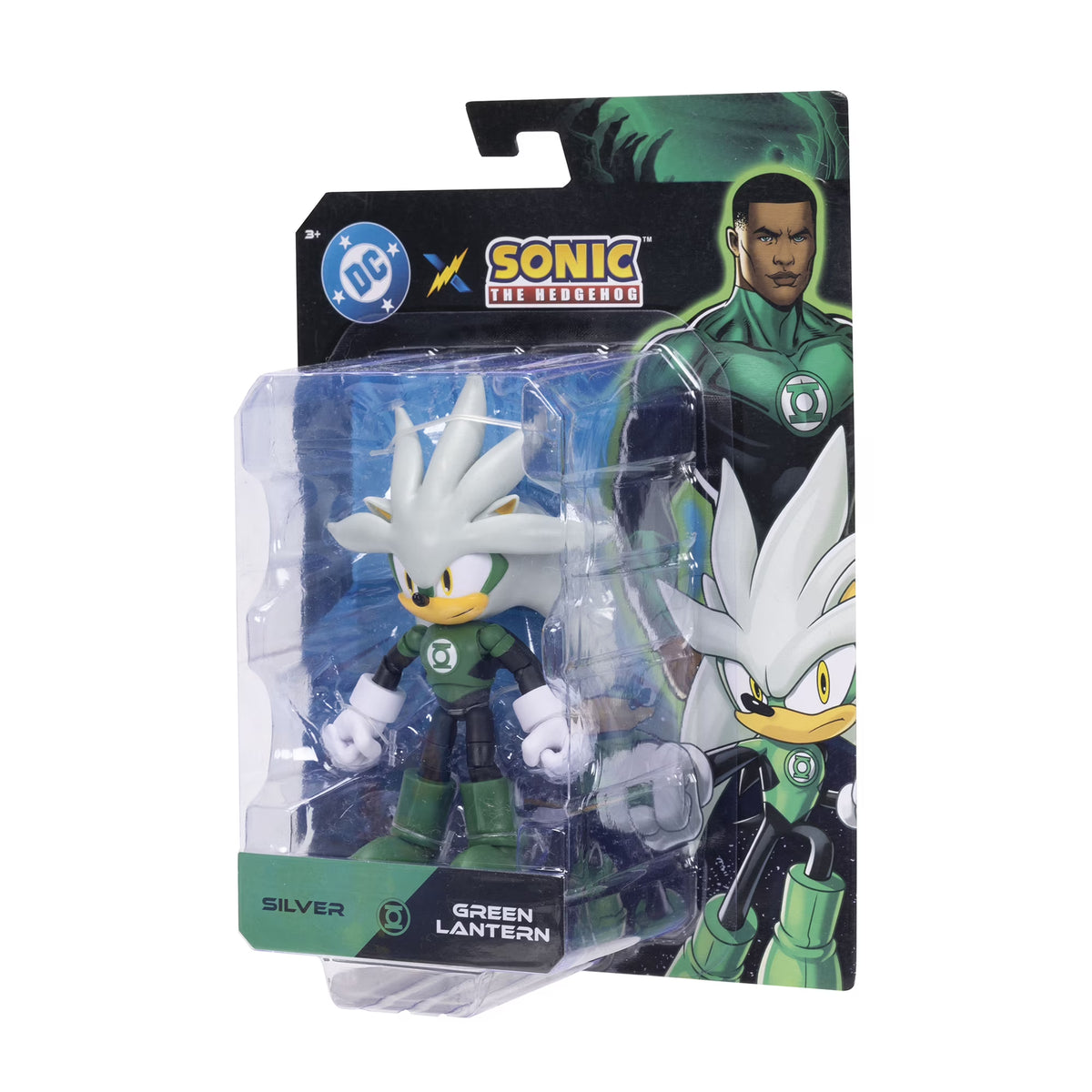 Sonic X DC Silver As Green Lantern 5 inch Action Figure Fashions for Home