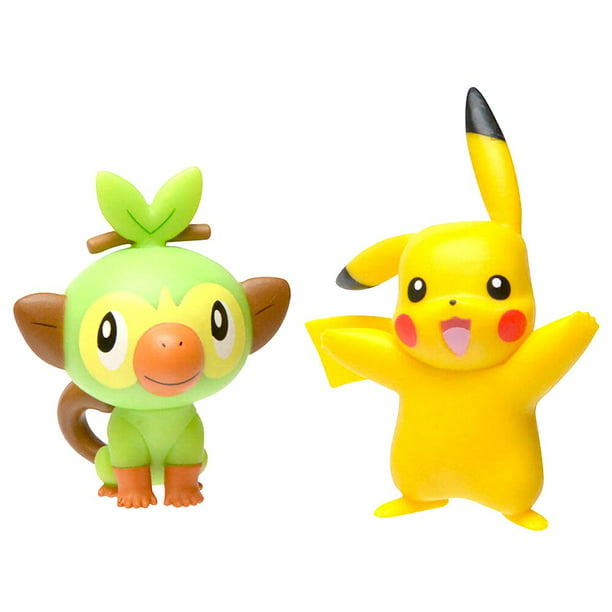 Pokémon Grookey & Pikachu Articulated Pokemon Battle Series 4 Action Figure Set, 2 Pieces - Fashions for Home