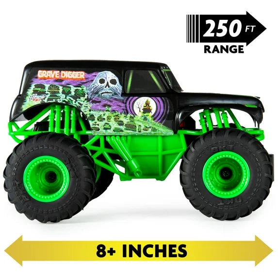 Monster Jam, Official Grave Digger Remote Control Monster Truck, 1:24 Scale, 2.4 GHz, Kids Toys for Boys and Girls Ages 4 and